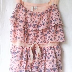 LC Lauren Conrad Pink Floral Camisole